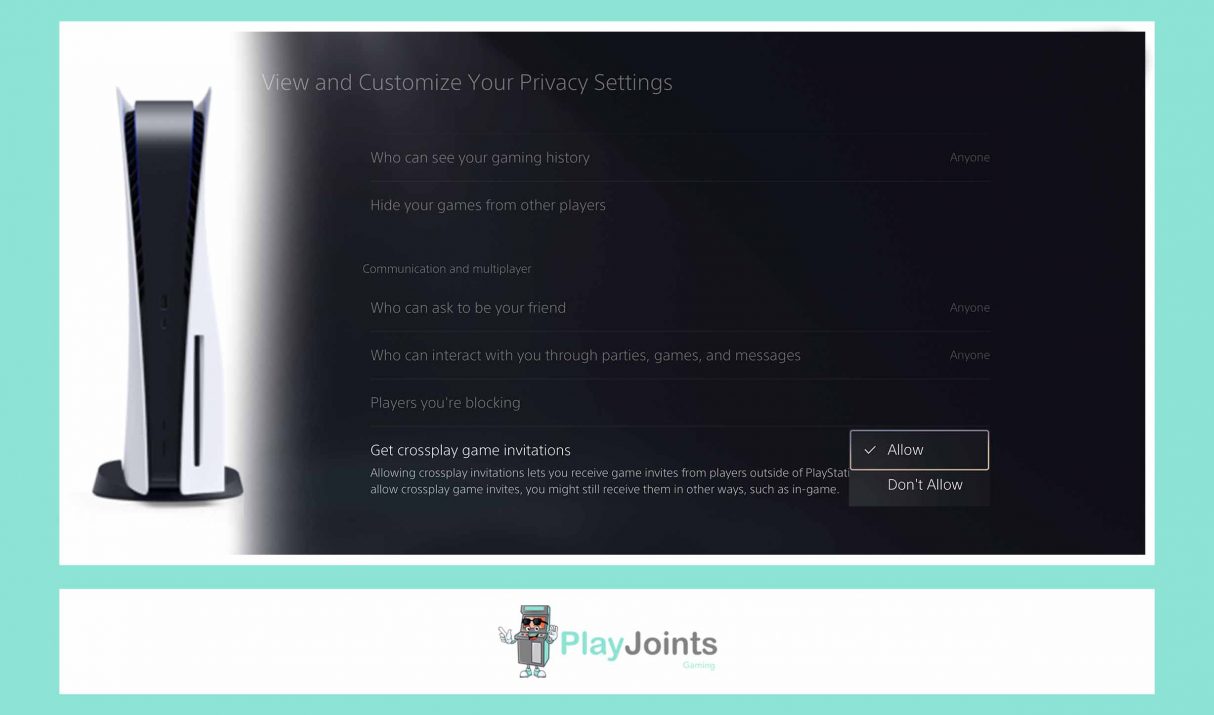 How To Enable Crossplay On Your PS5